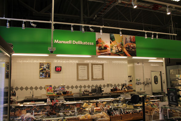 LED spotlights i matbutik