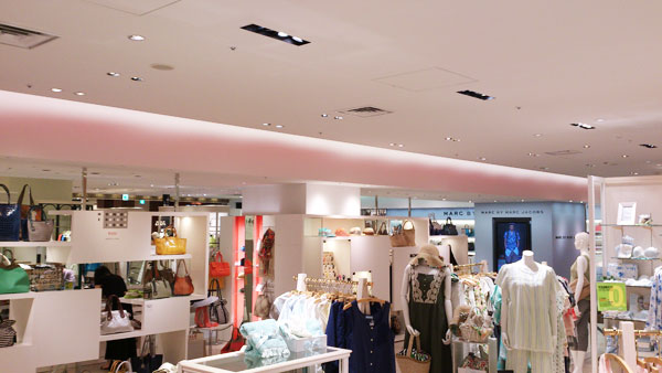 Led belysning i butik