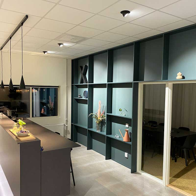 Takspotlight infälld DL-QA-micro 21W 1710lm Ø:136mm