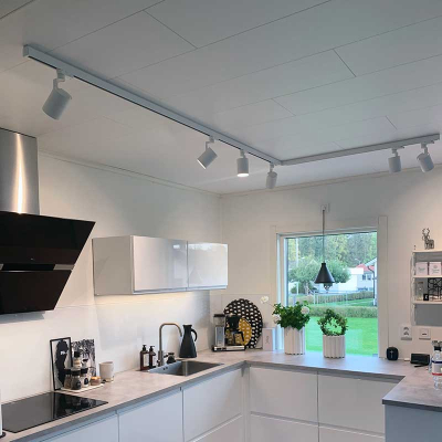 Komplett skena med spotlights