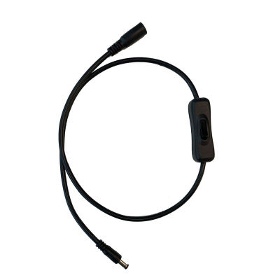 Strömbrytare med 30cm DC-kabel