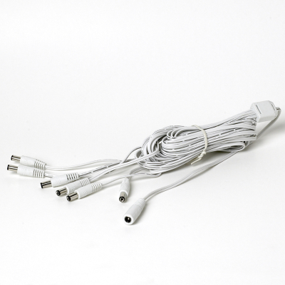 Spindelkabel 6 delningar med sladd