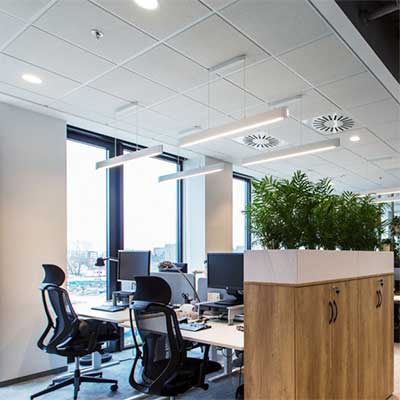 Antal lux som behövs vid belysning på kontor