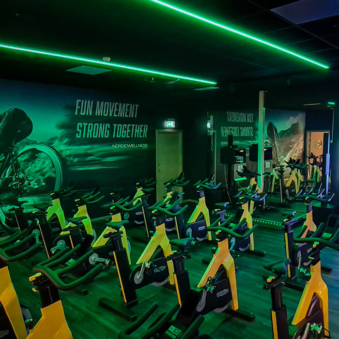 Nordic Wellness väljer effektfull belysning