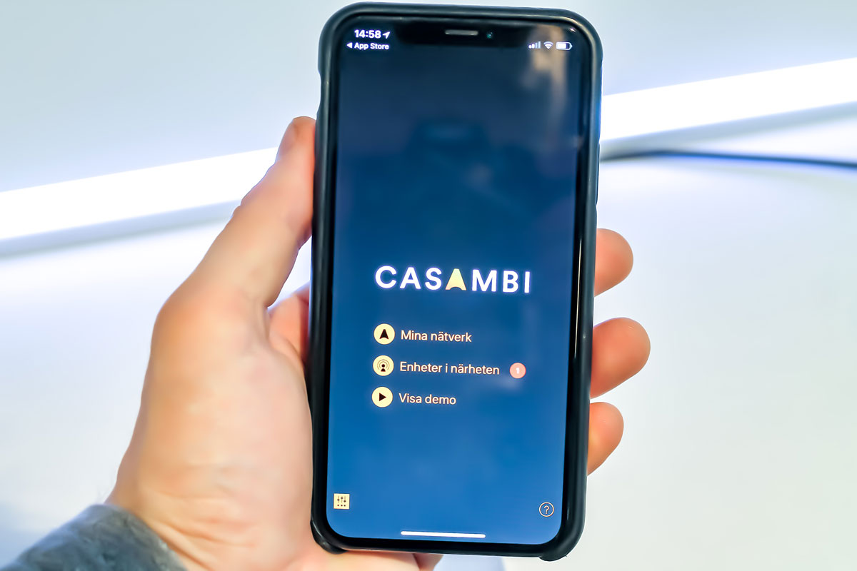 Styr ljus med Casambi app