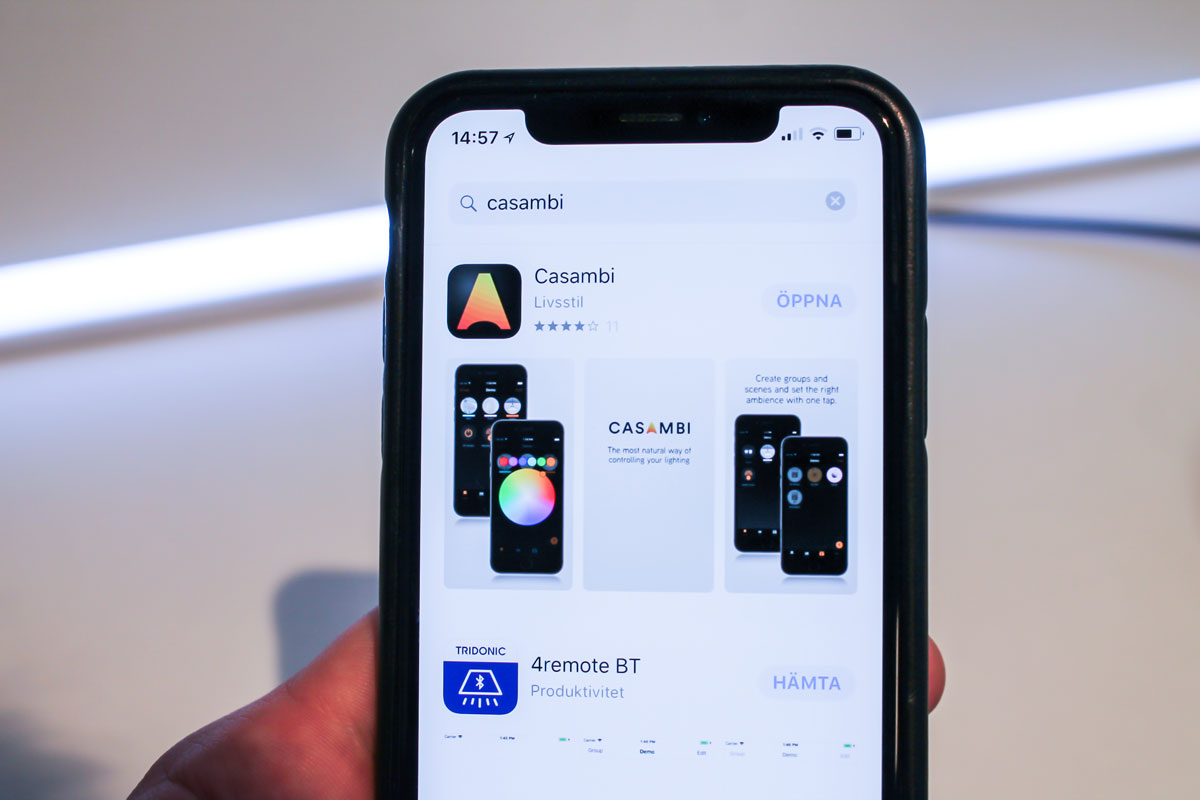 ladda ned Casambi app