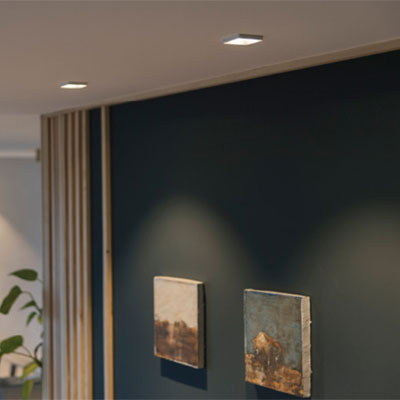 Fyrkantiga downlights